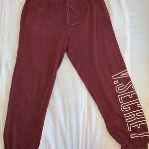 Victoria's Secret Red Sweatpants
